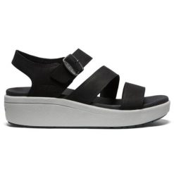 Sandały turystyczne damskie Keen Ellecity Backstrap. Czarne sandały damskie Keen, bez wzorów, bez obcasa, bez zapięcia. W wyprzedaży za 271.00 zł.