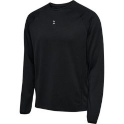 Koszulka z długim rękawem Hummel Pulse Performance. Czarne koszulki sportowe męskie Hummel, m, bez wzorów, bez kołnierzyka, bez ramiączek. Za 198.50 zł.