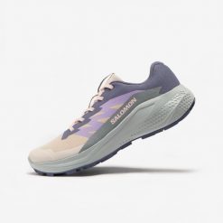 Buty do biegania w terenie damskie Salomon Supraglide. Fioletowe obuwie sportowe damskie Salomon, bez wzorów, do biegania. Za 399.99 zł.