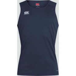 Tank top Canterbury Club Dry. Niebieskie koszulki sportowe męskie CANTERBURY, bez wzorów, bez kołnierzyka, bez ramiączek, na fitness i siłownię. Za 184.50 zł.