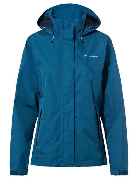Kurtka damska Escape Light. Niebieskie kurtki damskie Vaude, bez wzorów, z materiału, bez kaptura. Za 519.00 zł.