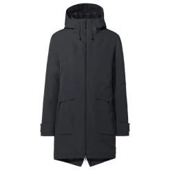 Płaszcz damski VAUDE Skomer Winter III. Czarne płaszcze damskie Vaude, na zimę, m, bez wzorów, z materiału, biznesowe, długie, bez kaptura. Za 990.50 zł.