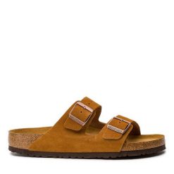 Klapki Birkenstock. Brązowe klapki męskie Birkenstock. Za 349.99 zł.