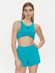 Calvin Klein Swimwear Góra od bikini KW0KW02442 Turkusowy. Niebieskie bikini damskie Calvin Klein Swimwear, xs, bez wzorów. Za 127.99 zł.