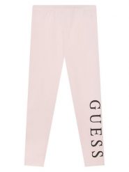 Guess Legginsy J93B11 J1314 Różowy Slim Fit. Czerwone legginsy dla dziewczynek Guess, z aplikacjami, z bawełny. Za 109.99 zł.