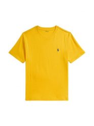Polo Ralph Lauren T-Shirt 323832904504 Żółty Regular Fit. Żółte t-shirty dla chłopców Polo Ralph Lauren, bez wzorów, z bawełny, bez ramiączek. Za 219.99 zł.