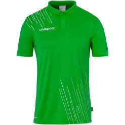 Polo Uhlsport Score 26 Poly. Białe koszulki sportowe damskie Uhlsport, bez wzorów, bez kołnierzyka, bez ramiączek, do piłki nożnej. Za 180.00 zł.