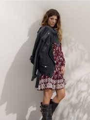 Kurtka jeansowa z paskiem - szary. Szare kurtki damskie Reserved, l, bez wzorów, z bawełny, bez kaptura. W wyprzedaży za 119.99 zł.