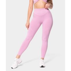 Legginsy bezszwowe Carpatree Accolade różowe. Czerwone legginsy dla dziewczynek Carpatree, bez wzorów, z dzianiny, długie. Za 169.99 zł.