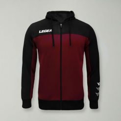Oversize kurtka sportowa z zamkiem FLEX bordowa. Czarne kurtki męskie Legea, xl, bez wzorów. Za 88.00 zł.