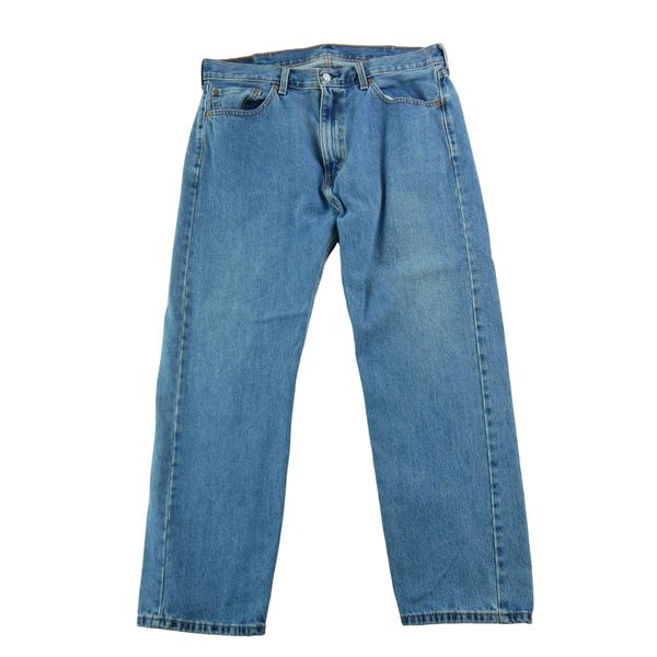 Levi Strauss jeansy męskie 505 Regular. Niebieskie jeansy męskie Levi's, klasyczne. Za 102.20 zł.