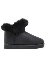 Nelli Blu Śniegowce CS-123C Czarny. Czarne buty zimowe dziewczęce Nelli Blu, bez wzorów, z materiału, bez zapięcia. Za 119.99 zł.