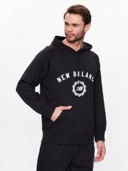 New Balance Bluza Dukserica Sport Seasonal French Terry MT31901 Czarny Relaxed Fit. Czarne bluzy męskie New Balance, m, bez wzorów, z syntetyku, bez kaptura. Za 189.99 zł.