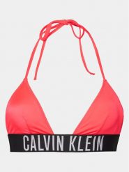 Calvin Klein Swimwear Góra od bikini KW0KW02666 Różowy. Czerwone bikini damskie Calvin Klein Swimwear, s, bez wzorów. Za 139.99 zł.