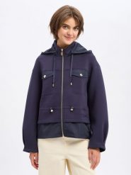 Liu Jo Collection Kurtka Kobiety wiskoza niebieski, L. Niebieskie kurtki damskie Liu Jo Collection, l, bez wzorów, z nylonu, bez kaptura. Za 549.95 zł.