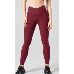 Legginsy Casall Overlap High Waist Tights. Brązowe bielizna termoaktywna damska Casall, bez wzorów, bez ramiączek. Za 399.99 zł.