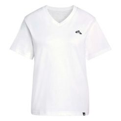 Koszulka damska ADIDAS SLIDE VNECK L. Białe koszulki sportowe damskie Adidas, l, bez wzorów, z bawełny, bez kołnierzyka, bez ramiączek, na fitness i siłownię. Za 109.00 zł.