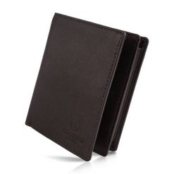 Portfel skórzany męski PAOLO PERUZZI IN-29-BR brązowy. Brązowe portfele męskie Paolo Peruzzi, bez wzorów, ze skóry. Za 59.99 zł.