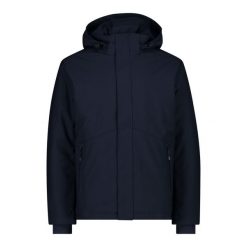 Kurtka narciarska z kapturem CMP Snaps. Niebieskie kurtki męskie CMP, m, bez wzorów, z softshellu, z kapturem, narciarskie. W wyprzedaży za 579.00 zł.