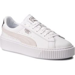 Sneakersy PUMA - Basket Platform Euphoria Metal 367850 01 Puma White/Puma Aged Silver. Półbuty damskie marki Puma. W wyprzedaży za 299.00 zł.