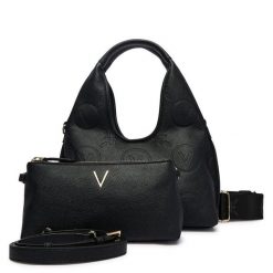 Torebka Valentino. Czarne torebki do ręki damskie Valentino, bez wzorów, klasyczne, bez dodatków. Za 659.99 zł.