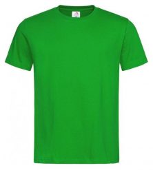 Zielony Bawełniany T-Shirt Męski Bez Nadruku -STEDMAN- Koszulka, Krótki Rękaw, Basic, U-neck. Zielone t-shirty męskie Stedman, l, bez wzorów, z bawełny, casualowe, bez kołnierzyka. Za 45.00 zł.