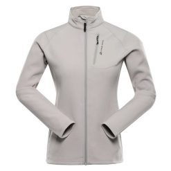 Bluza damska turystyczna szybkoschnąca Alpine Pro Morwa. Brązowe bluzy damskie Alpine Pro, bez wzorów, bez kaptura. W wyprzedaży za 299.00 zł.