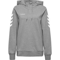 Bluza sportowa z kapturem damska Hummel Go Cotton Hoodie Woman. Szare bluzy damskie Hummel, m, bez wzorów, z kapturem, na fitness i siłownię. Za 212.50 zł.