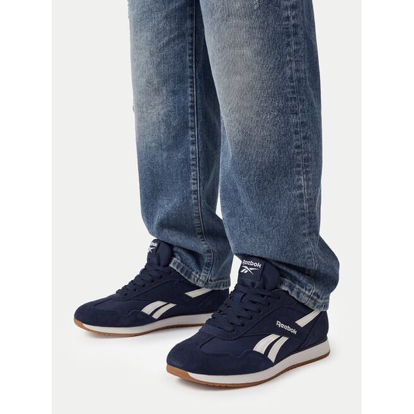 Sneakersy Reebok. Niebieskie trampki i tenisówki chłopięce Reebok, bez wzorów, bez zapięcia. Za 149.99 zł.