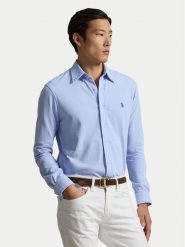 Polo Ralph Lauren Koszula 710654408505 Niebieski jasny Regular Fit. Niebieskie koszule męskie Polo Ralph Lauren, m, bez wzorów, z bawełny, bez kołnierzyka, bez ramiączek. Za 639.99 zł.