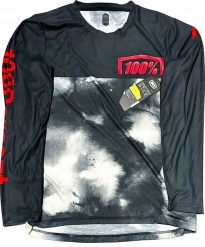 100% Koszulka męska 100% AIRMATIC LE Long Sleeve Black/Grey roz. M (NEW 2023). Czarne bluzki z długim rękawem męskie 100%, m, bez wzorów, bez kaptura. Za 191.38 zł.