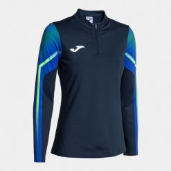 Damska bluza dresowa Joma Sudadera Elite XI. Niebieskie bluzy damskie Joma, l, bez wzorów, z dresówki, bez kaptura. Za 119.99 zł.