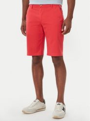 Beverly Hills Polo Club Szorty materiałowe B472456 Czerwony Regular Fit. Czerwone szorty męskie Beverly Hills Polo Club, m, bez wzorów, z bawełny. Za 299.99 zł.