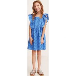 Mango Kids - Sukienka dziecięca Orquidea 110-128 cm. Sukienki dla dziewczynek Mango Kids. W wyprzedaży za 79.90 zł.