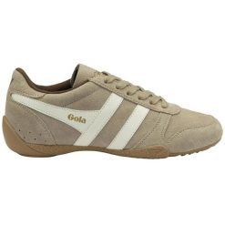 Damskie zamszowe buty sportowe Gola Chase. Białe obuwie sportowe damskie Gola, bez wzorów, ze skóry. Za 453.50 zł.