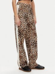 Puma Spodnie dresowe T7 Leo Luxe 632343 Brązowy Straight Fit. Brązowe spodnie dresowe damskie Puma, xl, bez wzorów, z dresówki. Za 189.99 zł.
