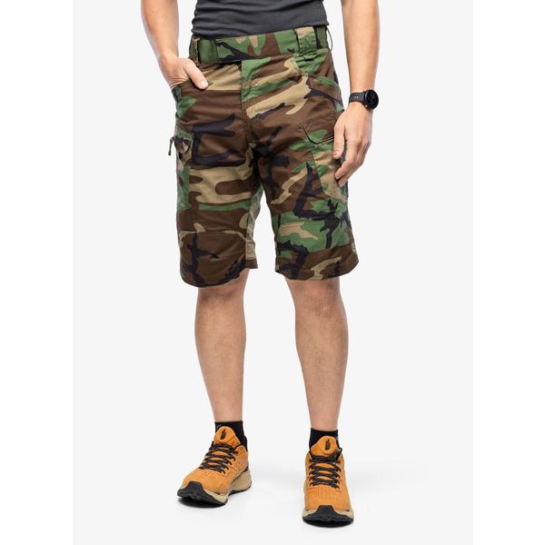 Spodenki męskie Helikon-Tex Urban Tactical Shorts 11. Brązowe krótkie spodenki sportowe męskie HELIKON-TEX, m, bez wzorów, trekkingowe. Za 209.99 zł.