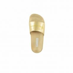 Klapki damskie Champion Slide Queens Żółty. Żółte klapki damskie Champion, bez wzorów, bez obcasa. Za 71.40 zł.