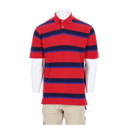 Second life - Koszulka polo męska czerwony Polo Ralph Lauren - Jak nowy. Czerwone koszulki polo męskie Ralph Lauren, na lato, l, bez wzorów, z jeansu, eleganckie, bez ramiączek. Za 127.76 zł.