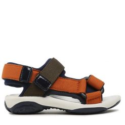 Sandały Primigi. Niebieskie sandały dziewczęce Primigi, bez zapięcia. Za 149.99 zł.
