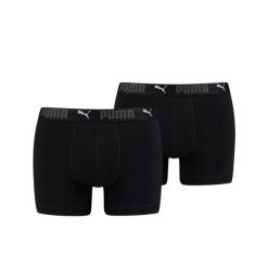 Puma Sportowe bokserki bawełniane, 2-pak, czarne. Białe bokserki męskie Puma, m, bez wzorów, z bawełny. Za 138.99 zł.