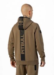 Bluza sportowa męska Pitbull West Coast Stafford Hooded. Brązowe bluzy męskie PITBULL, m, bez wzorów, z bawełny, z kapturem. Za 269.00 zł.