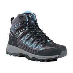 Damskie buty turystyczne Trezeta Thunder Mid. Niebieskie trekkingi damskie Trezeta, trekkingowe. Za 453.00 zł.