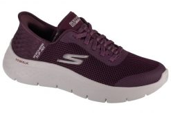 Buty sportowe Sneakersy damskie, Slip-Ins: GO WALK Flex - Grand Entry. Czerwone obuwie sportowe damskie Skechers, bez wzorów, z materiału, trekkingowe. Za 299.00 zł.