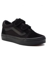 Vans Tenisówki Old Skool V VN000VHEENR1 Czarny. Czarne buty sportowe chłopięce Vans, bez wzorów, ze skóry, bez zapięcia, tenisowe. Za 199.99 zł.