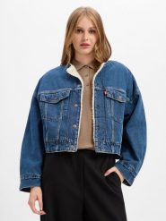 Levi's kurtka dżinsowa Kobiety Bawełna (100%) niebieski, XS. Niebieskie kurtki damskie Levi's, s, bez wzorów, z bawełny, bez kaptura. Za 749.95 zł.