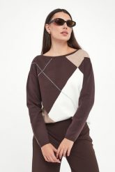 Sweter damski w romby JOSEPH RIBKOFF. Swetry damskie Joseph Ribkoff, s, bez wzorów, bez kołnierzyka, bez ramiączek, bez kaptura. Za 949.00 zł.