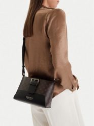 Nine West Torebka CEO-Liss-KY218 Brązowy. Brązowe listonoszki damskie Nine West, bez wzorów, z materiału, bez dodatków. Za 179.99 zł.