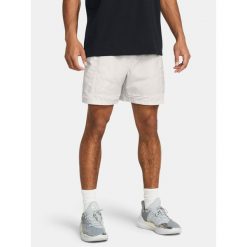 Spodenki koszykarskie męskie Under Armour Curry Woen Short. Zielone krótkie spodenki sportowe męskie Under Armour, m, bez wzorów, do koszykówki. Za 159.99 zł.