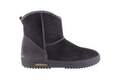 Śniegowce Bayla-112 0575-9015S Szare, Skóra naturalna - 37. Szare śniegowce i trapery damskie Bayla, z materiału. W wyprzedaży za 134.10 zł.